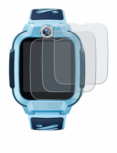 Immagine del dispositivo Imoo Watch Phone Z3 con un'ampia varietà di protezioni per lo schermo.