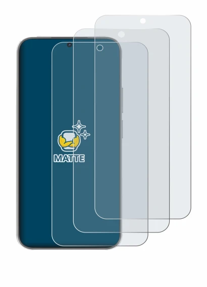 Immagine del dispositivo Huawei Nova 15 con un'ampia varietà di protezioni per lo schermo.