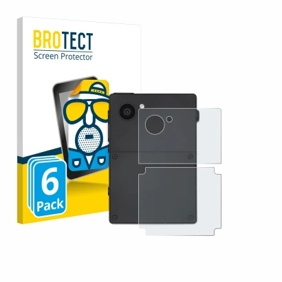Parte frontale di una confezione del prodotto con il logo del marchio BROTECT. Accanto è raffigurato il dispositivo Light Phon