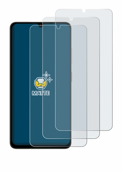 Immagine del dispositivo ZTE Blade A76 con un'ampia varietà di protezioni per lo schermo.