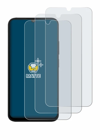 Immagine del dispositivo Xiaomi Poco C81 con un'ampia varietà di protezioni per lo schermo.