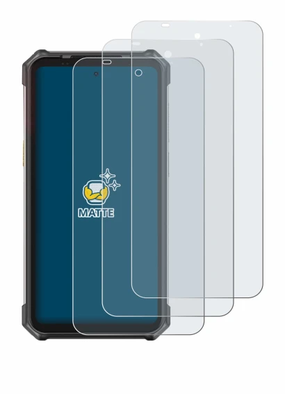 Immagine del dispositivo Ulefone RugKing 5 Pro con un'ampia varietà di protezioni per lo schermo.