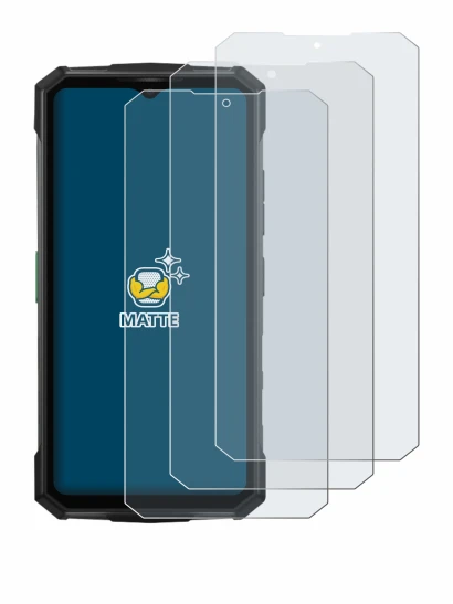 Immagine del dispositivo Doogee Fire 7 Pro con un'ampia varietà di protezioni per lo schermo.
