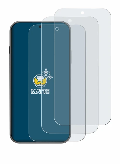 Immagine del dispositivo Huawei Nova 15 Max con un'ampia varietà di protezioni per lo schermo.