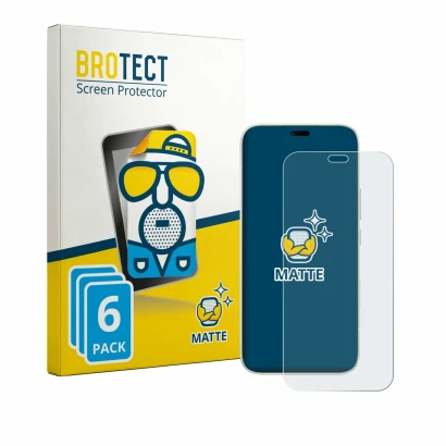 Parte frontale di una confezione del prodotto con il logo del marchio BROTECT. Accanto è raffigurato il dispositivo Honor 600e