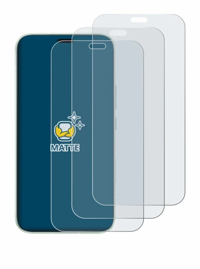 Immagine del dispositivo Honor 600e con un'ampia varietà di protezioni per lo schermo.