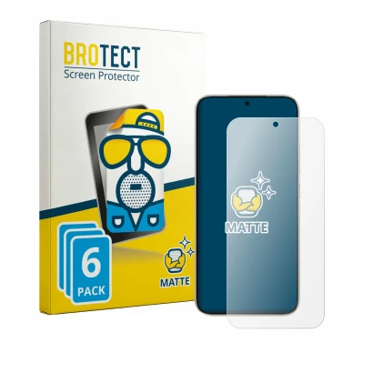Parte frontale di una confezione del prodotto con il logo del marchio BROTECT. Accanto è raffigurato il dispositivo Honor X80