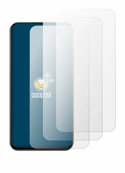 Immagine del dispositivo realme Narzo 100x con un'ampia varietà di protezioni per lo schermo.
