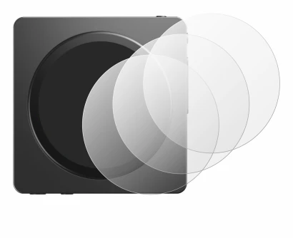Immagine del dispositivo FiiO SnowSky Disc con un'ampia varietà di protezioni per lo schermo.