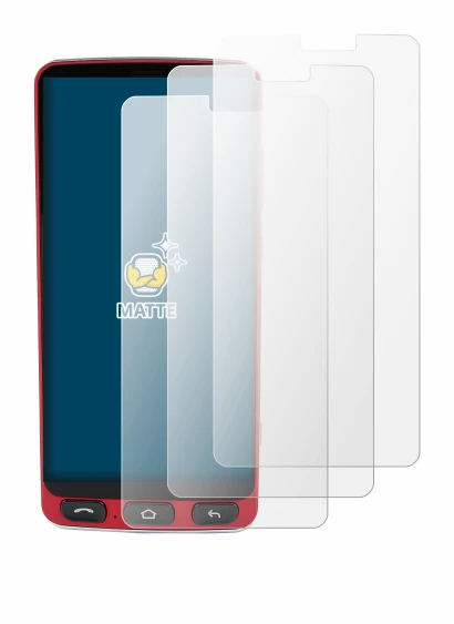 Immagine del dispositivo Olympia Neo Plus con un'ampia varietà di protezioni per lo schermo.