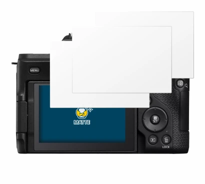 Immagine del dispositivo Canon EOS R8 Mark II con un'ampia varietà di protezioni per lo schermo.
