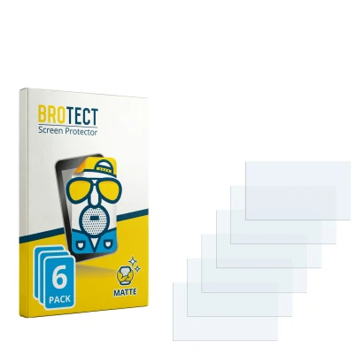 Parte frontale di una confezione del prodotto con il logo del marchio BROTECT. Accanto si trova la protezione per lo schermo c