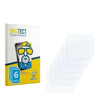 Parte frontale di una confezione del prodotto con il logo del marchio BROTECT. Accanto si trova la protezione per lo schermo c
