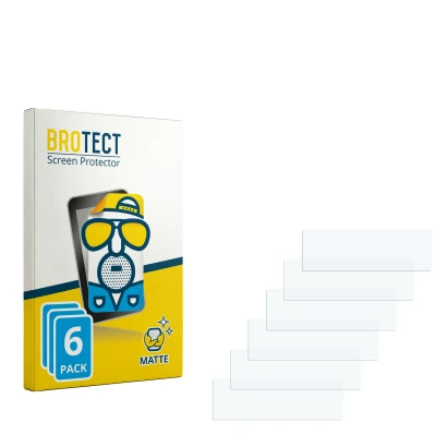 Parte frontale di una confezione del prodotto con il logo del marchio BROTECT. Accanto si trova la protezione per lo schermo c