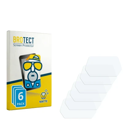 Parte frontale di una confezione del prodotto con il logo del marchio BROTECT. Accanto si trova la protezione per lo schermo c
