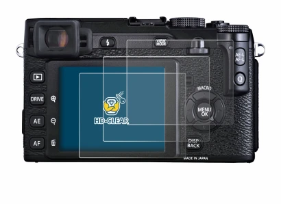 Immagine del dispositivo Fujifilm X-E1 con un'ampia varietà di protezioni per lo schermo.