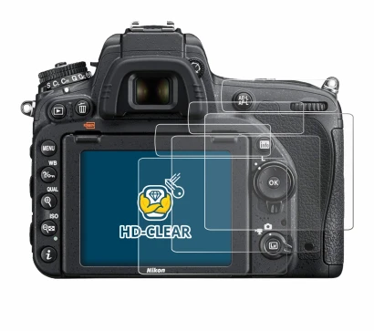 Immagine del dispositivo Nikon D750 con un'ampia varietà di protezioni per lo schermo.
