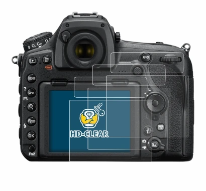 Immagine del dispositivo Nikon D850 con un'ampia varietà di protezioni per lo schermo.