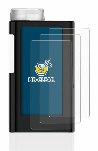 Immagine del dispositivo Mylife YpsoPump con un'ampia varietà di protezioni per lo schermo.