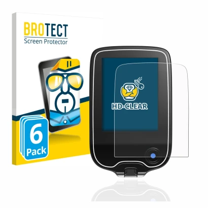 Parte frontale di una confezione del prodotto con il logo del marchio BROTECT. Accanto è raffigurato il dispositivo Freestyle