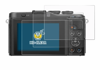 Immagine del dispositivo Olympus PEN E-PL10 con un'ampia varietà di protezioni per lo schermo.