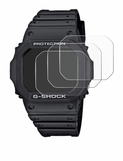 Immagine del dispositivo Casio G-Shock GW-M5610-1ER con un'ampia varietà di protezioni per lo schermo.