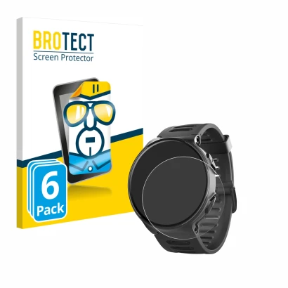 Parte frontale di una confezione del prodotto con il logo del marchio BROTECT. Accanto è raffigurato il dispositivo Kiprun 500