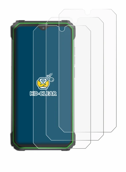 Immagine del dispositivo Blackview BL8800 PRO 5G con un'ampia varietà di protezioni per lo schermo.