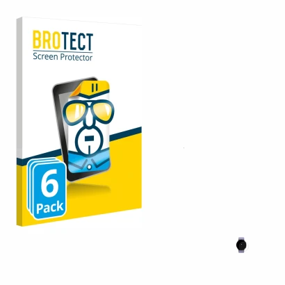 Parte frontale di una confezione del prodotto con il logo del marchio BROTECT. Accanto è raffigurato il dispositivo Samsung Ga