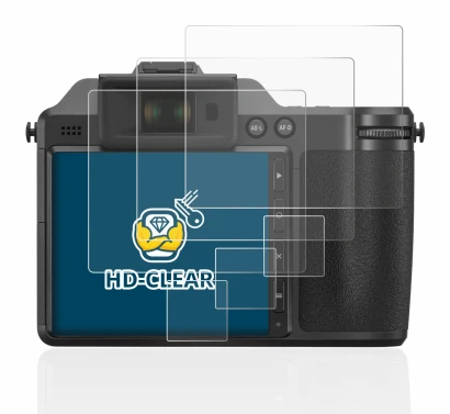 Immagine del dispositivo Hasselblad X2D 100C con un'ampia varietà di protezioni per lo schermo.