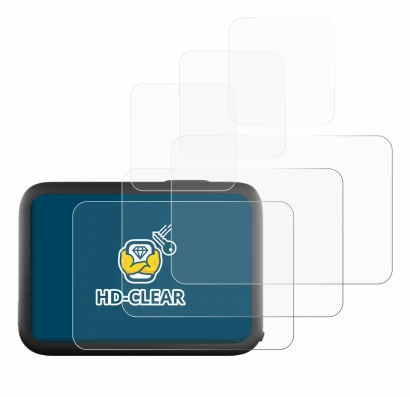 Immagine del dispositivo GoPro Hero 11 Black con un'ampia varietà di protezioni per lo schermo.