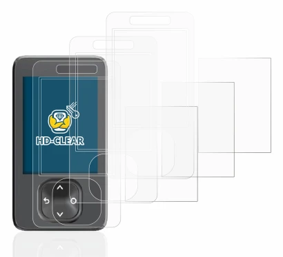 Immagine del dispositivo Dexcom G7 CGM con un'ampia varietà di protezioni per lo schermo.