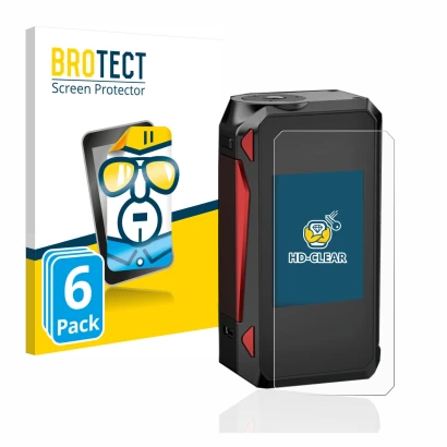 Parte frontale di una confezione del prodotto con il logo del marchio BROTECT. Accanto è raffigurato il dispositivo Smok G-Pri