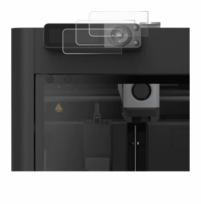 Immagine del dispositivo Bambu Lab P1S 3D Printer con un'ampia varietà di protezioni per lo schermo.