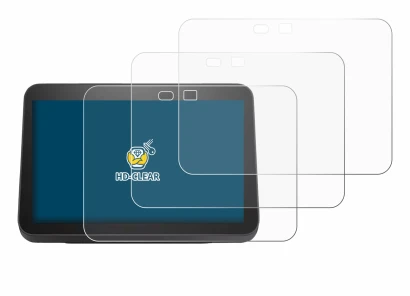 Immagine del dispositivo Amazon Echo Show 8 2023 (3a Gen.) con un'ampia varietà di protezioni per lo schermo.