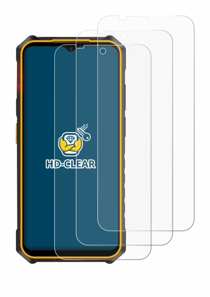 Immagine del dispositivo Ulefone Armor X13 con un'ampia varietà di protezioni per lo schermo.