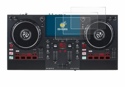Immagine del dispositivo Numark Mixstream Pro+ con un'ampia varietà di protezioni per lo schermo.