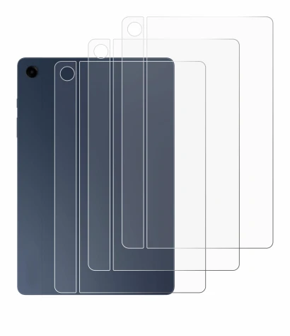 Immagine del dispositivo Samsung Galaxy Tab A9 Plus WiFi (Posteriore) con un'ampia varietà di protezioni per lo schermo.
