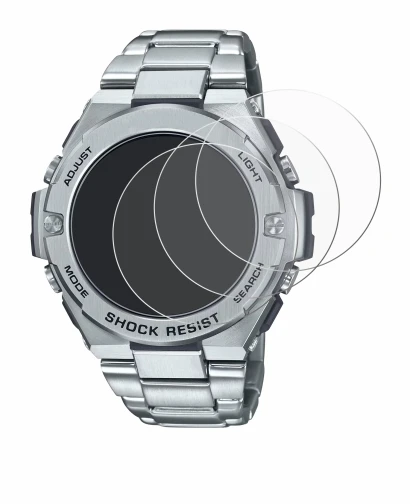 Immagine del dispositivo Casio G-Shock GST-B500D-1A con un'ampia varietà di protezioni per lo schermo.