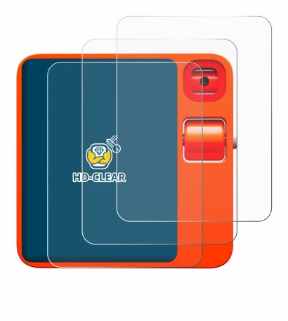 Immagine del dispositivo rabbit r1 con un'ampia varietà di protezioni per lo schermo.