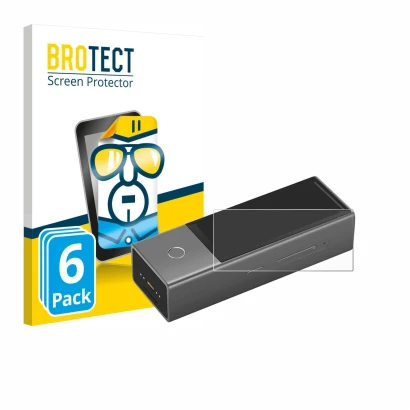 Parte frontale di una confezione del prodotto con il logo del marchio BROTECT. Accanto è raffigurato il dispositivo Timekettle