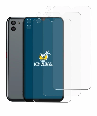 Immagine del dispositivo Gigaset GS5 PRO SE (Fronte+Fotocamera) con un'ampia varietà di protezioni per lo schermo.