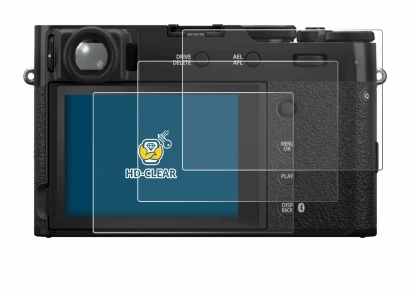 Immagine del dispositivo Fujifilm X100VI con un'ampia varietà di protezioni per lo schermo.