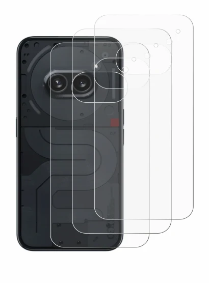 Immagine del dispositivo Nothing Phone (2a) (Posteriore) con un'ampia varietà di protezioni per lo schermo.