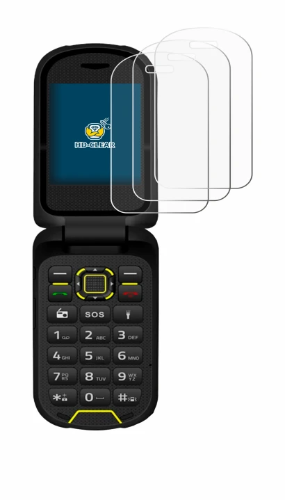 Immagine del dispositivo Hammer Bow LTE con un'ampia varietà di protezioni per lo schermo.
