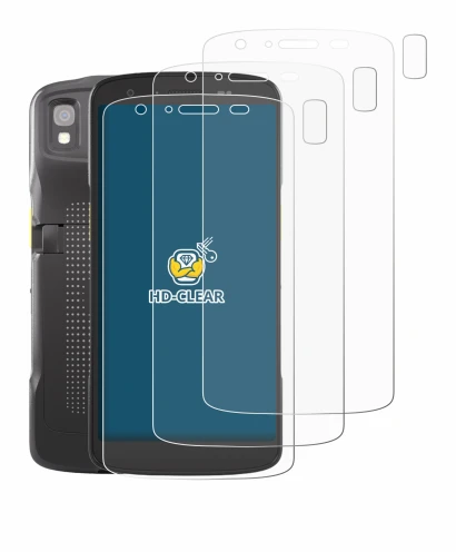 Immagine del dispositivo Zebra TC22 (Fronte+Fotocamera) con un'ampia varietà di protezioni per lo schermo.