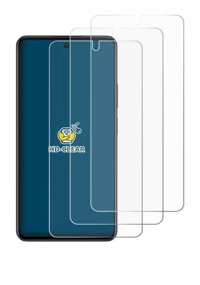 Immagine del dispositivo Oppo A79 5G con un'ampia varietà di protezioni per lo schermo.