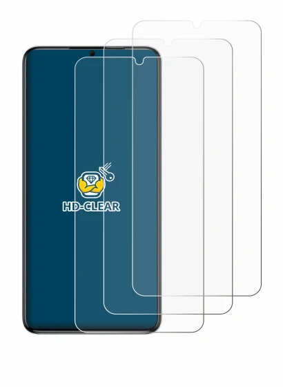 Immagine del dispositivo Oukitel C50 con un'ampia varietà di protezioni per lo schermo.