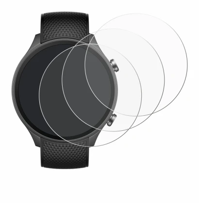 Immagine del dispositivo OnePlus watch 2R con un'ampia varietà di protezioni per lo schermo.