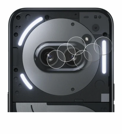 Immagine del dispositivo Nothing Phone (2a) Plus (SOLO Fotocamera) con un'ampia varietà di protezioni per lo schermo.